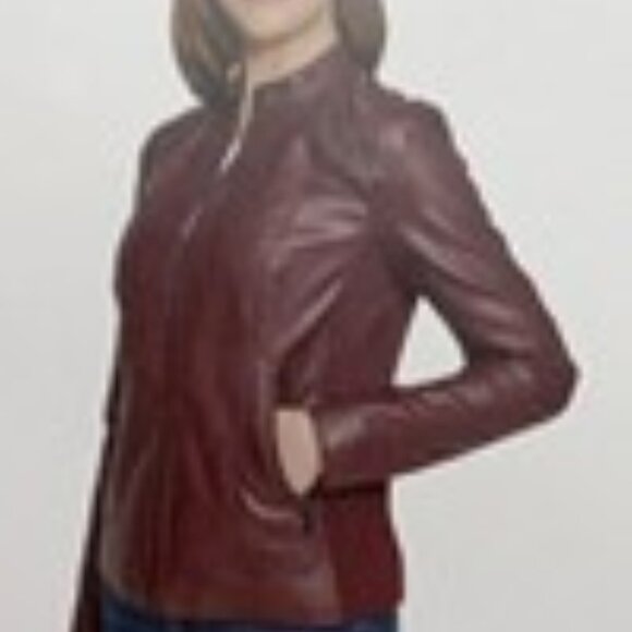 Kenneth Cole Women's Faux Leather Jacket NWOT - Picture 2 of 4